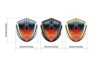 Honda Fender Abzeichen Tuning Inspiriert Glänzendes Emblem